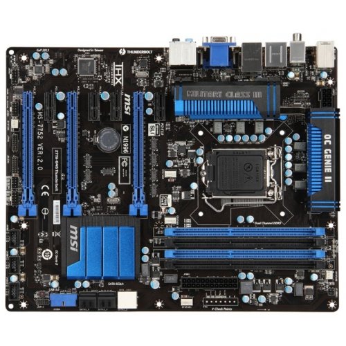 Продати Материнська плата MSI Z77A-G45 Thunderbolt (s1155, Intel Z77) за Trade-In у інтернет-магазині Телемарт - Київ, Дніпро, Україна фото