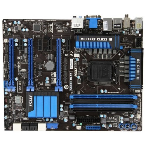 Продать Материнская плата MSI Z77A-GD65 (s1155, Intel Z77) по Trade-In интернет-магазине Телемарт - Киев, Днепр, Украина фото