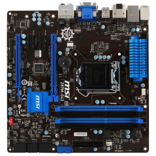 Продати Материнська плата MSI Z87M-G43 (s1150, Intel Z87) за Trade-In у інтернет-магазині Телемарт - Київ, Дніпро, Україна фото