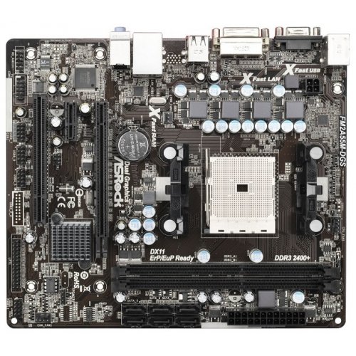 Продати Материнська плата AsRock FM2A55M-DGS OEM (sFM2, AMD A55) за Trade-In у інтернет-магазині Телемарт - Київ, Дніпро, Україна фото