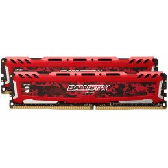 ОЗП Crucial DDR4 8GB (2x4GB) 2666Mhz Ballistix Sport LT Red (BLS2K8G4D26BFSE)