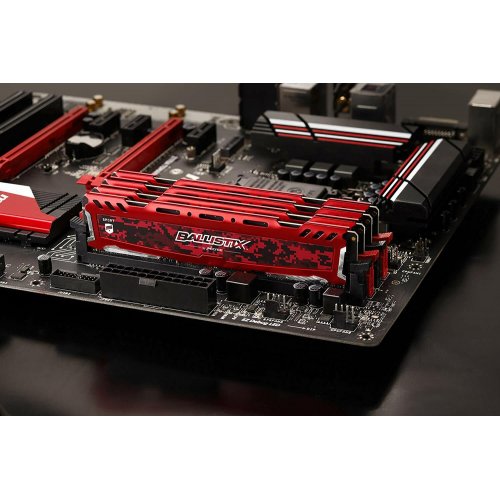 Продати ОЗП Crucial DDR4 8GB (2x4GB) 2666Mhz Ballistix Sport LT Red (BLS2K8G4D26BFSE) за Trade-In у інтернет-магазині Телемарт - Київ, Дніпро, Україна фото