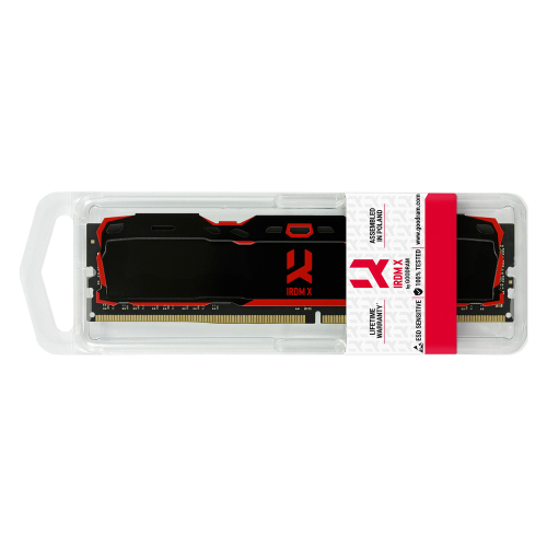 Фото ОЗП GoodRAM DDR4 8GB (2x4GB) 3000Mhz Iridium X Black (IR-X3000D464L16S/8GDC)