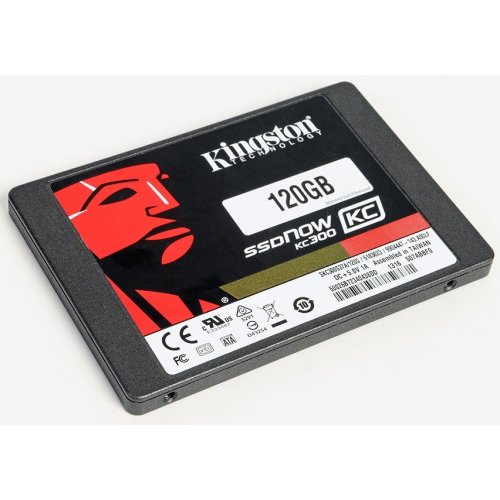Продати SSD-диск Kingston SSDNow KC300 120GB 2.5" (SKC300S37A/120G) за Trade-In у інтернет-магазині Телемарт - Київ, Дніпро, Україна фото