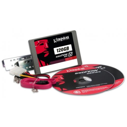 Продати SSD-диск Kingston SSDNow V300 120GB 2.5" + Desktop Kit (SV300S3D7/120G) за Trade-In у інтернет-магазині Телемарт - Київ, Дніпро, Україна фото