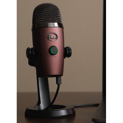 Купить Микрофон Blue Microphones Yeti Nano Red Onyx - цена в Харькове, Киеве, Днепре, Одессе
в интернет-магазине Telemart фото