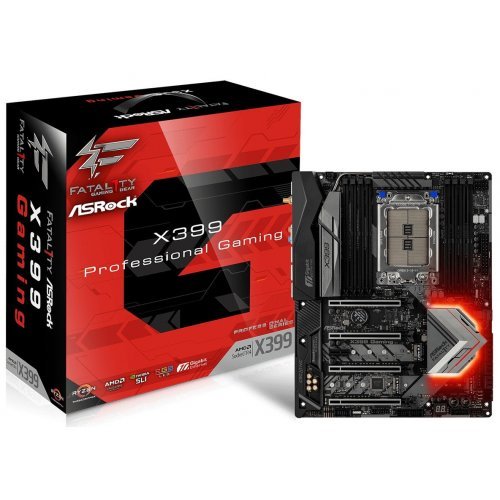 Продати Материнська плата Уценка AsRock FATAL1TY X399 PROFESSIONAL GAMING (sTR4, AMD X399) (Выставочный экземпляр с СЕЕ 2019) за Trade-In у інтернет-магазині Телемарт - Київ, Дніпро, Україна фото