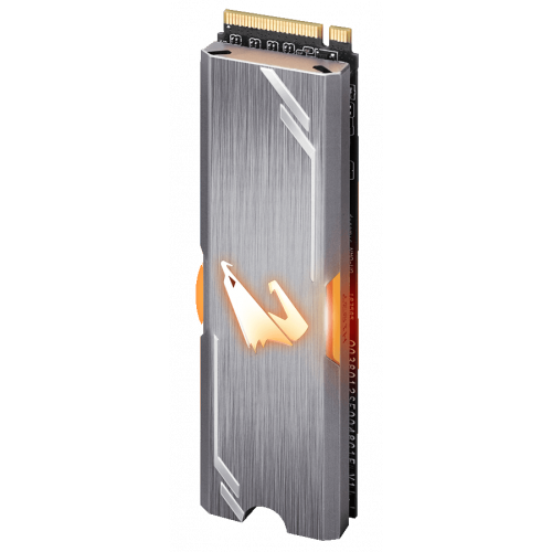 Photo SSD Drive Gigabyte AORUS RGB 3D NAND TLC 256GB M.2 (2280 PCI-E) NVMe 1.3 (GP-ASM2NE2256GTTDR)