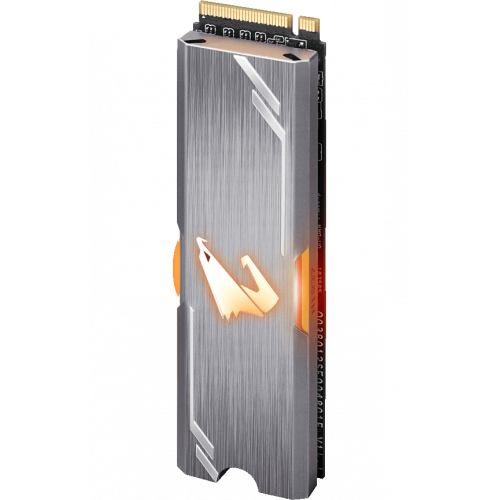 Фото SSD-диск Gigabyte AORUS RGB 3D NAND TLC 512GB M.2 (2280 PCI-E) NVMe 1.3 (GP-ASM2NE2512GTTDR)