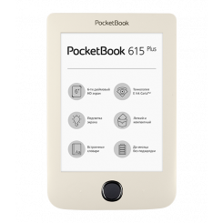 Електронна книга PocketBook 615(2) Basic Plus (PB615-2-F-CIS) Biege