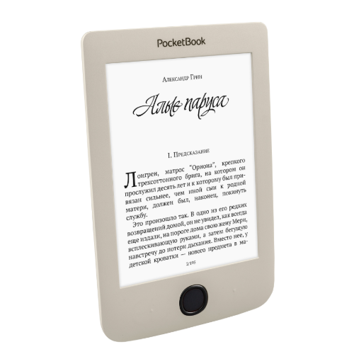 Електронна книга PocketBook 615(2) Basic Plus (PB615-2-F-CIS) Biege купити в Україні | Telemart фото