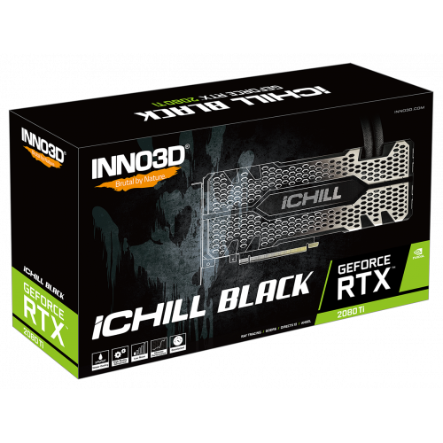 Продать Видеокарта Inno3D GeForce RTX 2080 Ti iChill Black 11264MB (C208TB-11D6X-11500004) по Trade-In интернет-магазине Телемарт - Киев, Днепр, Украина фото