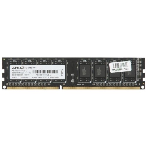 Продати ОЗП AMD DDR3 4GB 1866Mhz (AE34G1869U2-URETAIL) за Trade-In у інтернет-магазині Телемарт - Київ, Дніпро, Україна фото