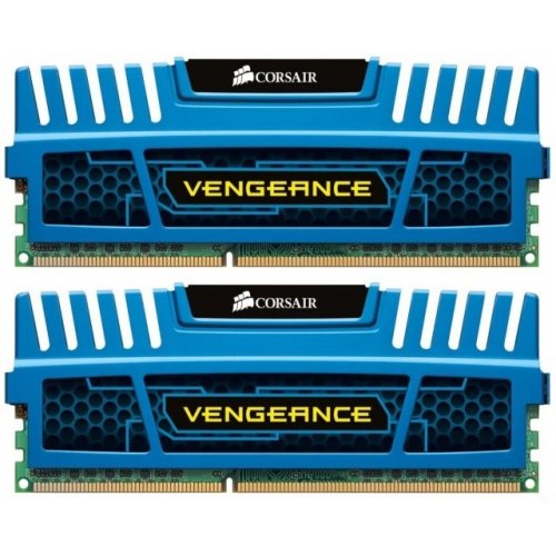 Продать ОЗУ Corsair DDR3 4GB (2x2GB) 1600Mhz Vengeance Blue (CMZ4GX3M2A1600C9B) по Trade-In интернет-магазине Телемарт - Киев, Днепр, Украина фото