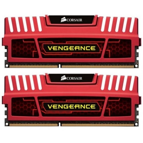 Продати ОЗП Corsair DDR3 8GB (2x4GB) 1600Mhz Vengeance Red (CMZ8GX3M2A1600C9R) за Trade-In у інтернет-магазині Телемарт - Київ, Дніпро, Україна фото