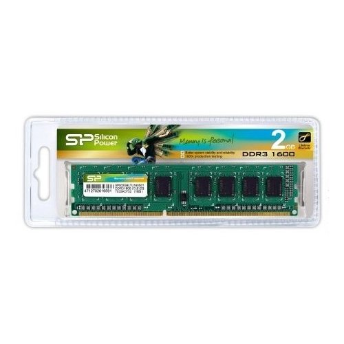 Продать ОЗУ Silicon Power DDR3 2GB 1600Mhz (SP002GBLTU160V02) по Trade-In интернет-магазине Телемарт - Киев, Днепр, Украина фото