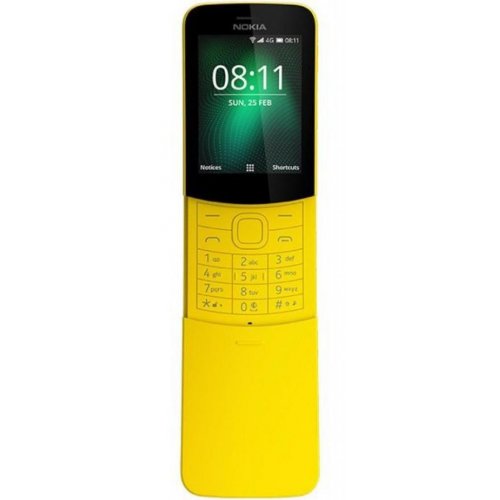 Купить Мобильный телефон Nokia 8110 4G Yellow - цена в Харькове, Киеве, Днепре, Одессе
в интернет-магазине Telemart фото