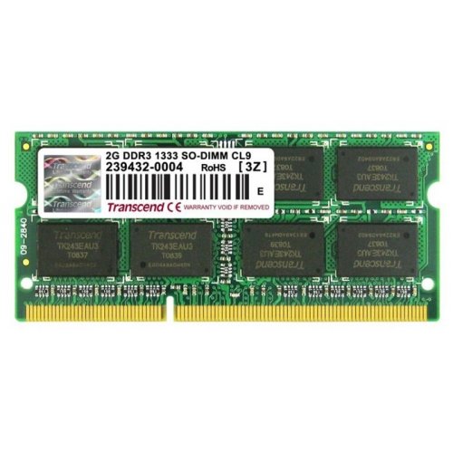 Продати ОЗП Transcend SODIMM DDR3 2GB 1333Mhz (JM1333KSN-2G) за Trade-In у інтернет-магазині Телемарт - Київ, Дніпро, Україна фото