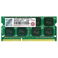ОЗП Transcend SODIMM DDR3 4GB 1066Mhz (JM1066KSN-4G)