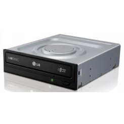 Оптичний привід LG SATA DVD±R/RW 24x (GH24NS95) Black