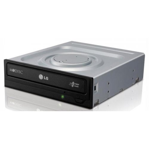 Купити Оптичний привід LG SATA DVD±R/RW 24x (GH24NS95) Black - ціна в Києві, Львові, Вінниці, Хмельницькому, Франківську, Україні | інтернет-магазин TELEMART.UA фото