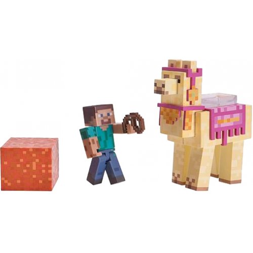 

Jazwares Minecraft Steve with Llama. Серия 4 (16602M)