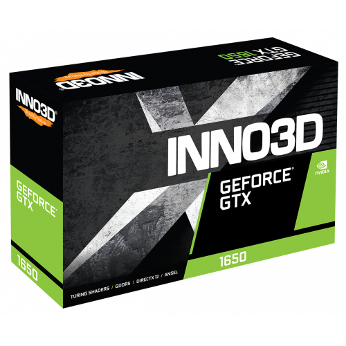 Фото Відеокарта Inno3D GeForce GTX 1650 Twin X2 OC 4096MB (N16502-04D5X-1510VA25)