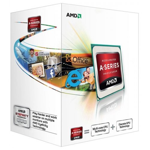Продать Процессор AMD A4-5300 3.4GHz 1MB sFM2 Box (AD5300OKHJBOX) по Trade-In интернет-магазине Телемарт - Киев, Днепр, Украина фото