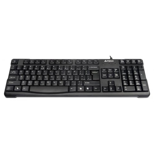 Купить Клавиатура A4Tech KB-750 PS/2 Black - цена в Харькове, Киеве, Днепре, Одессе
в интернет-магазине Telemart фото
