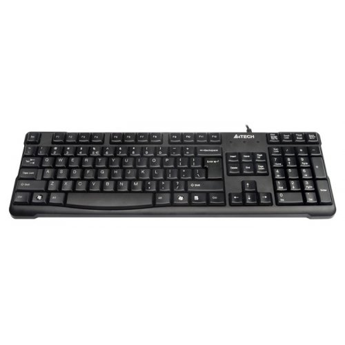 Купить Клавиатура A4Tech KB-750 USB Black - цена в Харькове, Киеве, Днепре, Одессе
в интернет-магазине Telemart фото