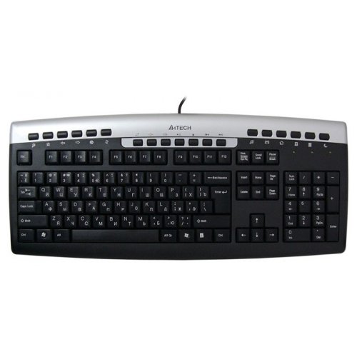 Купить Клавиатура A4Tech KR-86 USB Black/silver - цена в Харькове, Киеве, Днепре, Одессе
в интернет-магазине Telemart фото