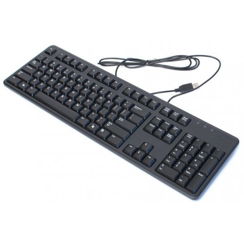 Купить Клавиатура Dell QuietKey Keyboard USB (580-17024) - цена в Харькове, Киеве, Днепре, Одессе
в интернет-магазине Telemart фото