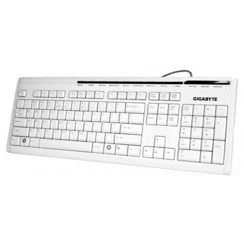 Купить Клавиатура Gigabyte Elegant GK-KM6150 USB (GK6150V2-RU-WCR) White - цена в Харькове, Киеве, Днепре, Одессе
в интернет-магазине Telemart фото