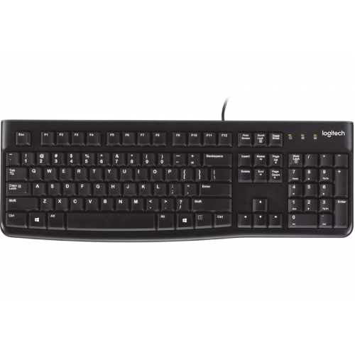 Фото Клавиатура Logitech Keyboard K120 ru colour box USB (920-002506)