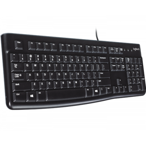 Фото Клавіатура Logitech Keyboard K120 ru colour box USB (920-002506)