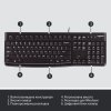 Фото Клавіатура Logitech Keyboard K120 ukr USB (920-002643)