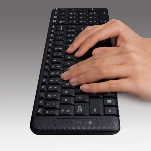 Фото Клавиатура Logitech Wireless Keyboard K230 ru USB (920-003348)