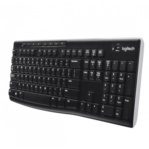 Купити Клавіатура Logitech Wireless Keyboard K270 USB (920-003757) - ціна в Києві, Львові, Вінниці, Хмельницькому, Франківську, Україні | інтернет-магазин TELEMART.UA фото