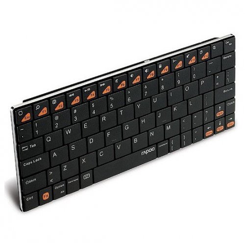 Купить Клавиатура Rapoo IPad E6300 wireless Bluetooth Black - цена в Харькове, Киеве, Днепре, Одессе
в интернет-магазине Telemart фото