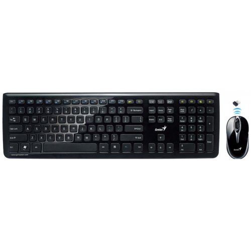 Комплект Genius SlimStar i820 wireless USB (31340021109) купить в Украине: Киев, Днепр, Харьков, Одесса  | Низкая цена, отзывы, характеристики от TELEMART фото