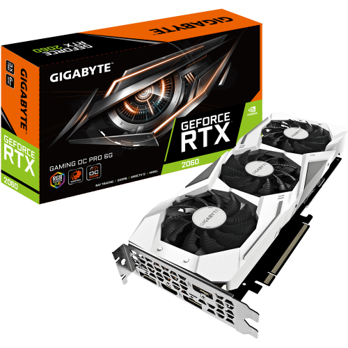 Фото Видеокарта Gigabyte GeForce RTX 2060 Gaming OC Pro White 6144MB (GV-N2060GAMINGOC PRO WHITE-6GD)