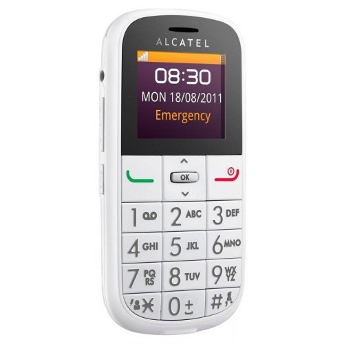 Купити Мобільний телефон Alcatel One Touch 282 White - ціна в Києві, Львові, Вінниці, Хмельницькому, Франківську, Україні | інтернет-магазин TELEMART.UA фото