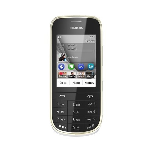 Купить Мобильный телефон Nokia Asha 202 Golden White - цена в Харькове, Киеве, Днепре, Одессе
в интернет-магазине Telemart фото