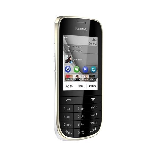 Купить Мобильный телефон Nokia Asha 202 Golden White - цена в Харькове, Киеве, Днепре, Одессе
в интернет-магазине Telemart фото