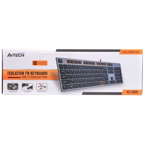 Photo Keyboard A4Tech KV-300H X-Key USB Black
