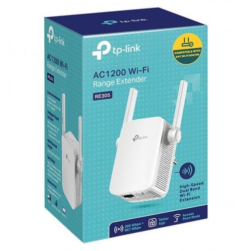 Ретранслятор TP-LINK RE305 купить в Украине: Киев, Днепр, Харьков, Одесса  | Низкая цена, отзывы, характеристики от TELEMART фото