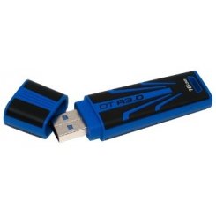 Накопичувач Kingston DataTraveler R30 USB 3.0 16GB Black-Blue (DTR30/16GB)