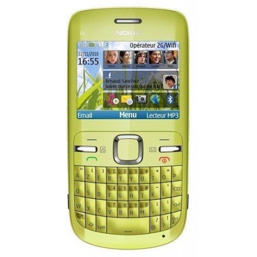 Купить Мобильный телефон Nokia C3-00 Lime Green - цена в Харькове, Киеве, Днепре, Одессе
в интернет-магазине Telemart фото