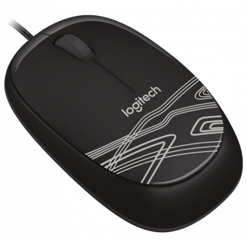Миша Logitech M105 Corded (910-002943) Black купити в Україні: Київ, Львів, Хмельницький, Тернопіль, Івано-Франківськ | Низька ціна, відгуки, характеристики від TELEMART фото