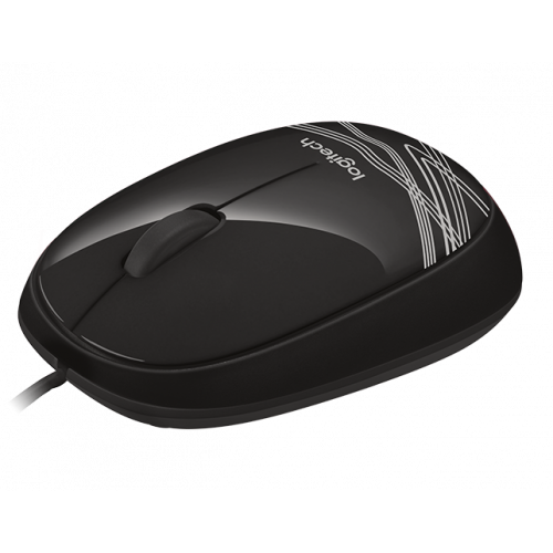 Миша Logitech M105 Corded (910-002943) Black купити в Україні: Київ, Львів, Хмельницький, Тернопіль, Івано-Франківськ | Низька ціна, відгуки, характеристики від TELEMART фото
